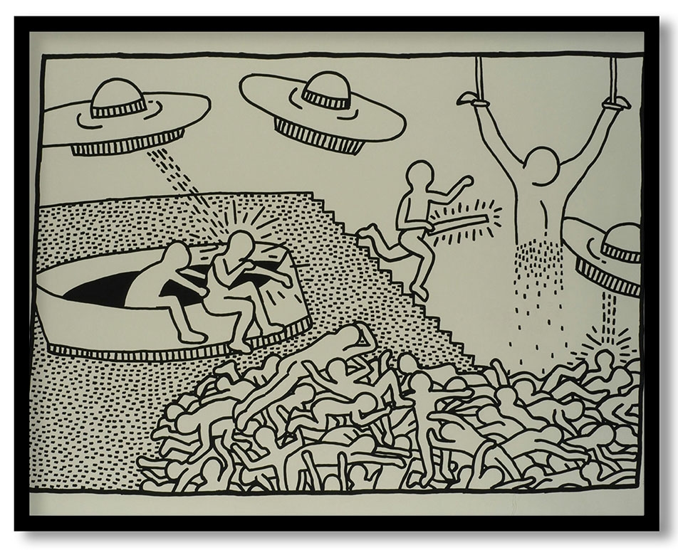 The Blueprint Drawings #239 by Keith Haring (1990)