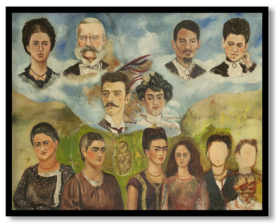 Family portrait (Unfinished) by Frida Kahlo (1949-1950)