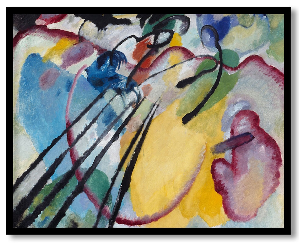 Improvisation 26 (Rowing) by Wassily Kandinsky (1912)