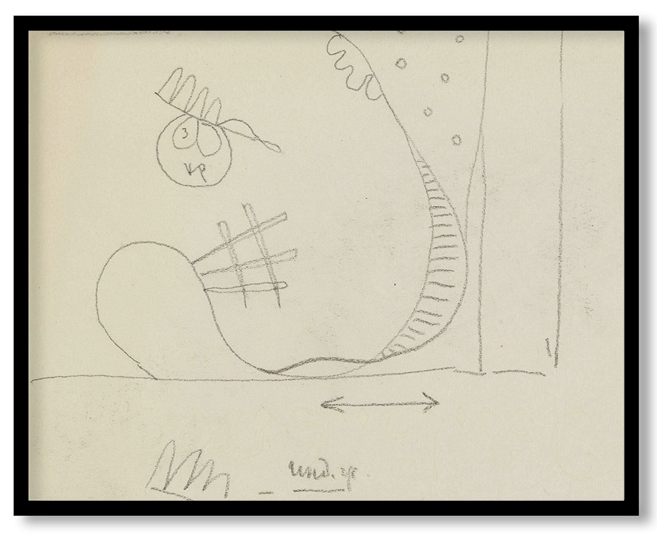 Untitled #1070 by Wassily Kandinsky (c. 1932)