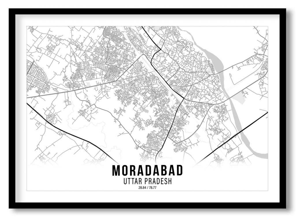 Moradabad gradient map