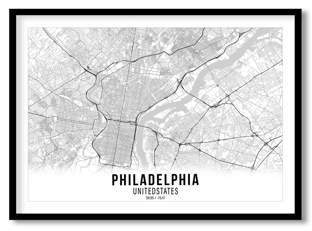Philadelphia gradient map