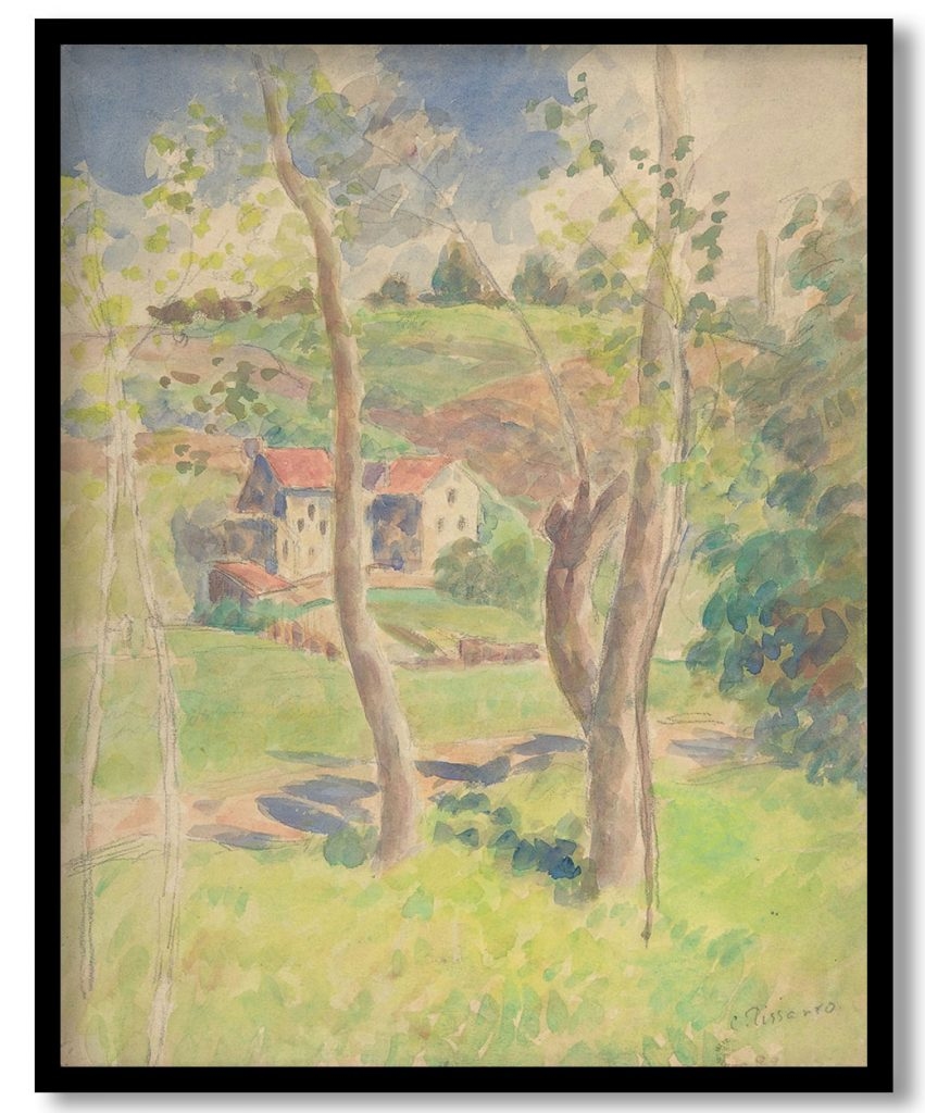Landscape by Camille Pissarro (Second half 19th century)