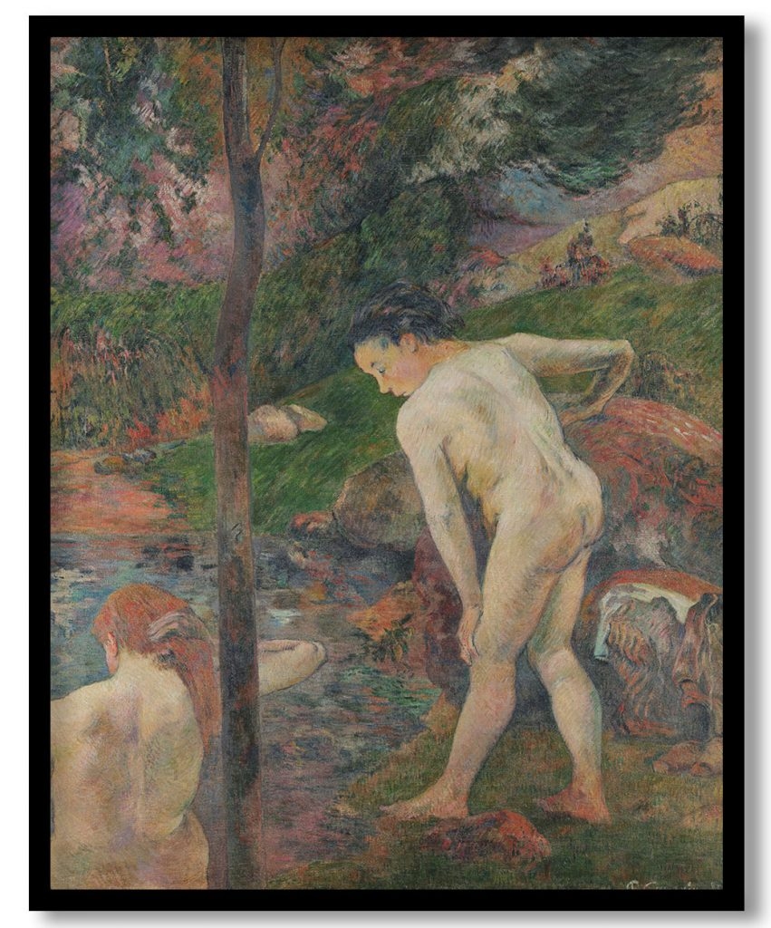 Bather in Brittany by Paul Gauguin (1887)