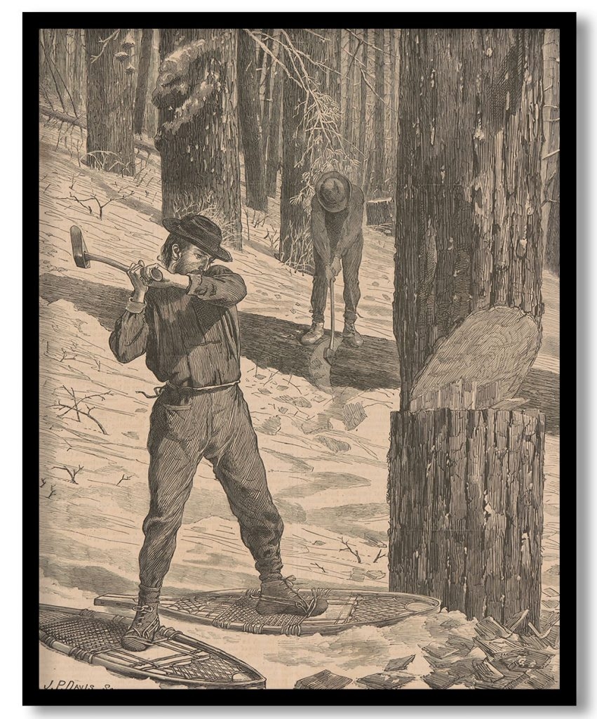 Lumbering in Winter by Winslow Homer (1870)