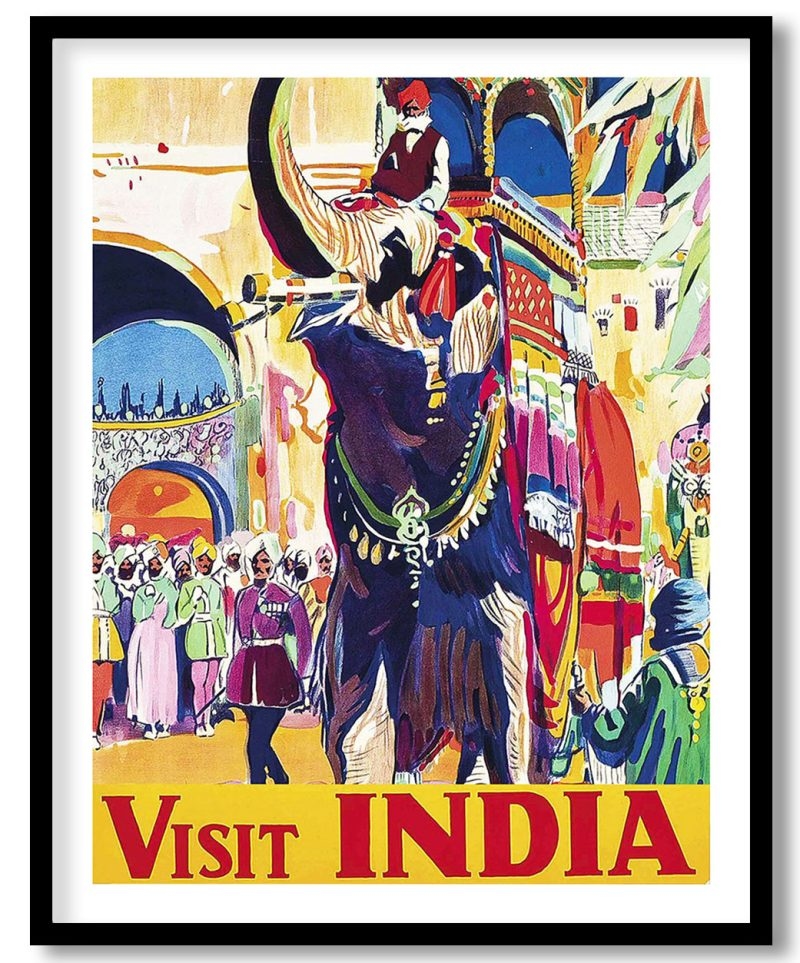 Jaipur, Rajasthan, India - Vintage travel poster #150