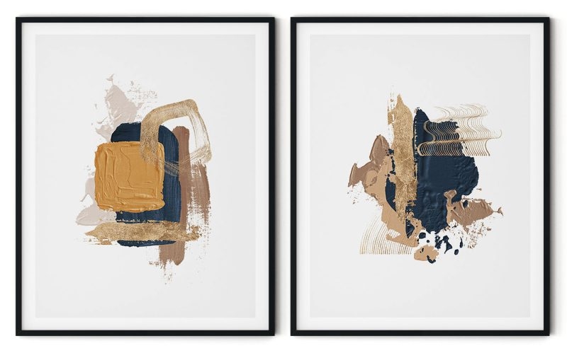 Gorgeous blend of azure & yellow