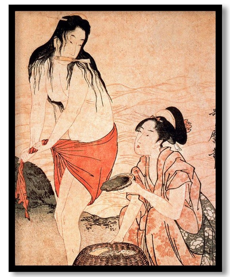 Girls Pearl Divers by Kitagawa Utamaro