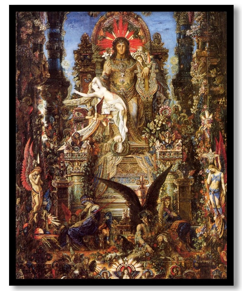 Jupiter and Semele by Gustave Moreau (1895)