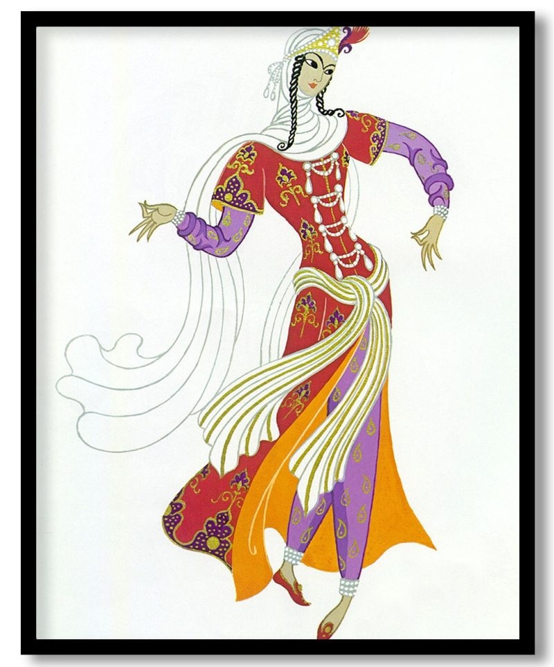 Lady in Waiting by Romain de Tirtoff (Erte)