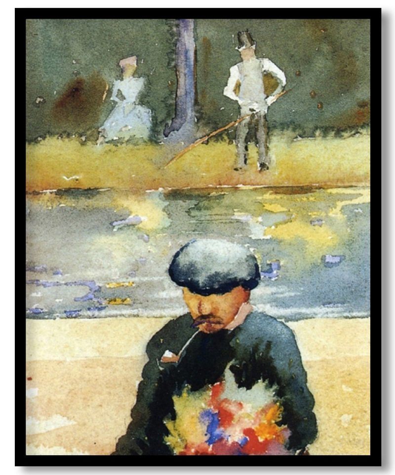 Picking Flowers by Maurice Prendergast (1891)