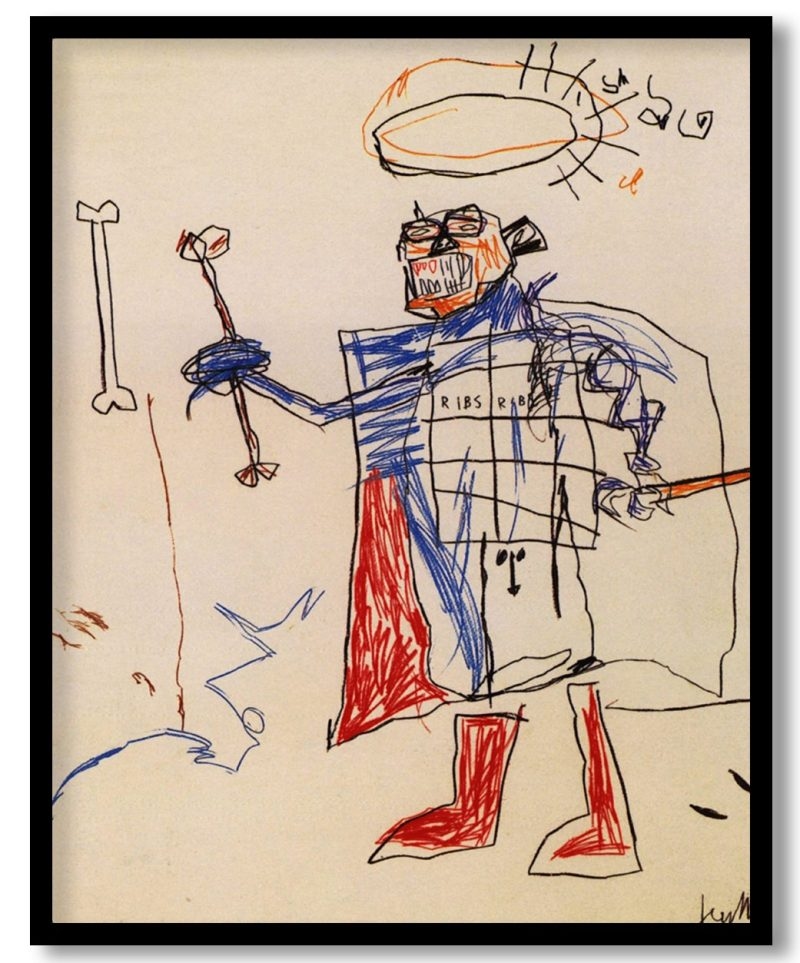 Ribs, Ribs by Jean Michel Basquiat (1982)