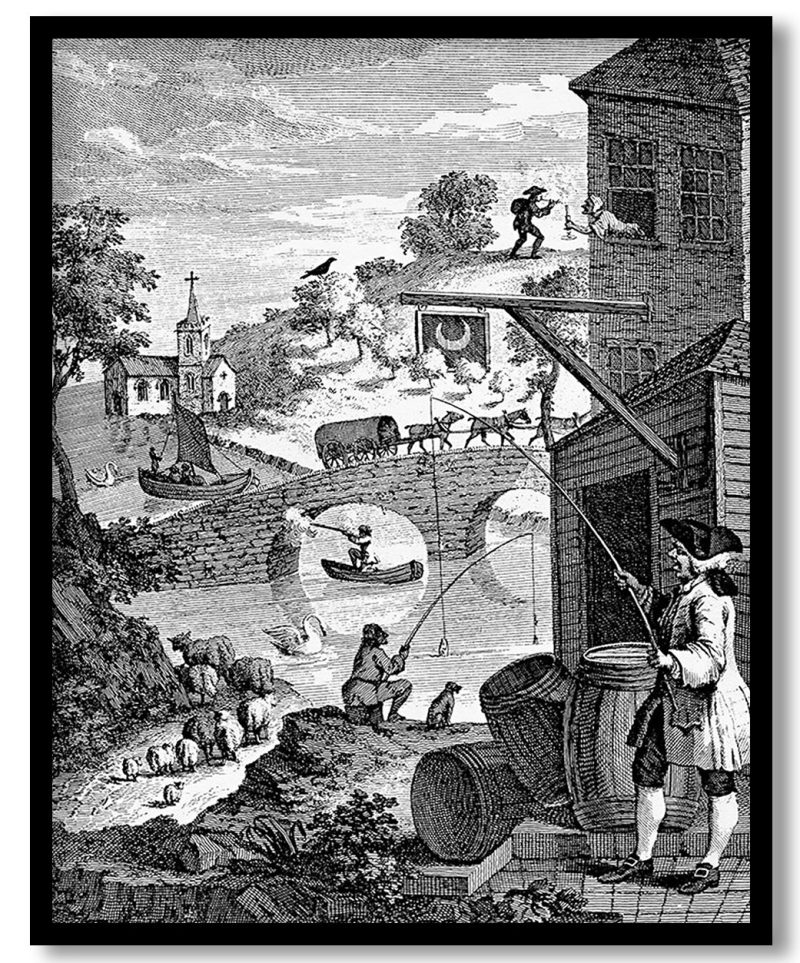 Satire on False Perspective by William Hogarth (Unknown)
