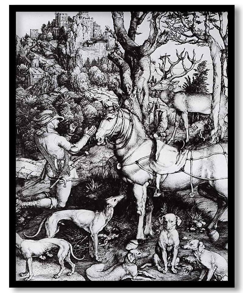 Saint Eustace by Albrecht Durer (1501)