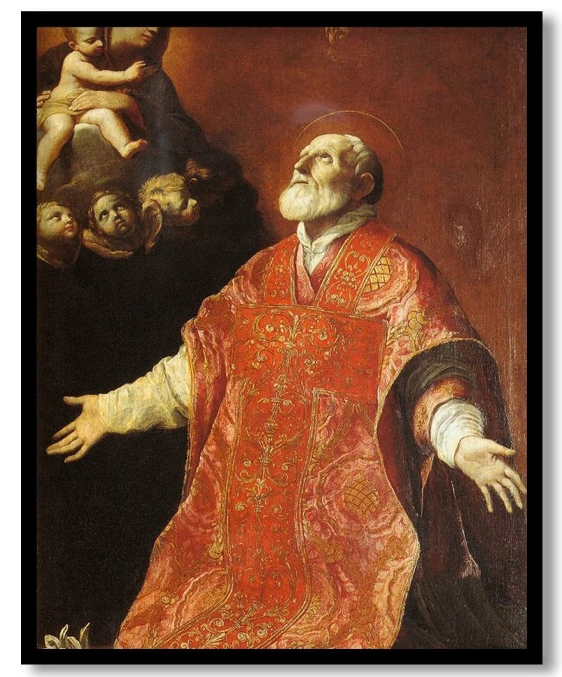 St Filippo Neri in Ecstasy by Guido Reni (1614)