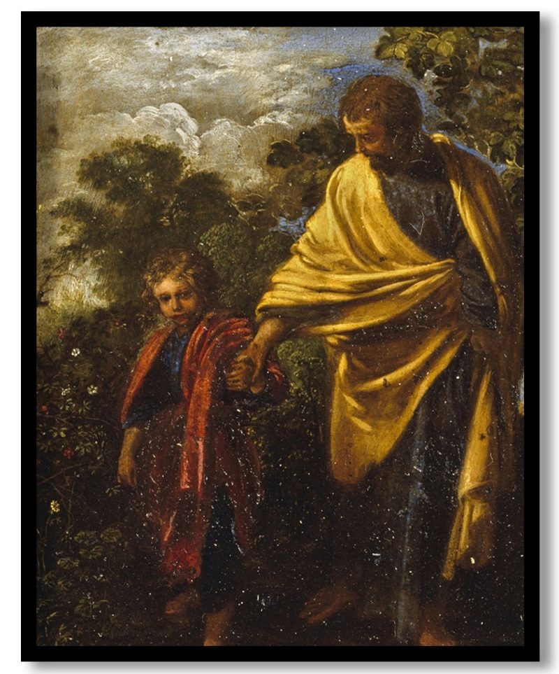 St Joseph and the Christ Child by Adam Elsheimer (1605)