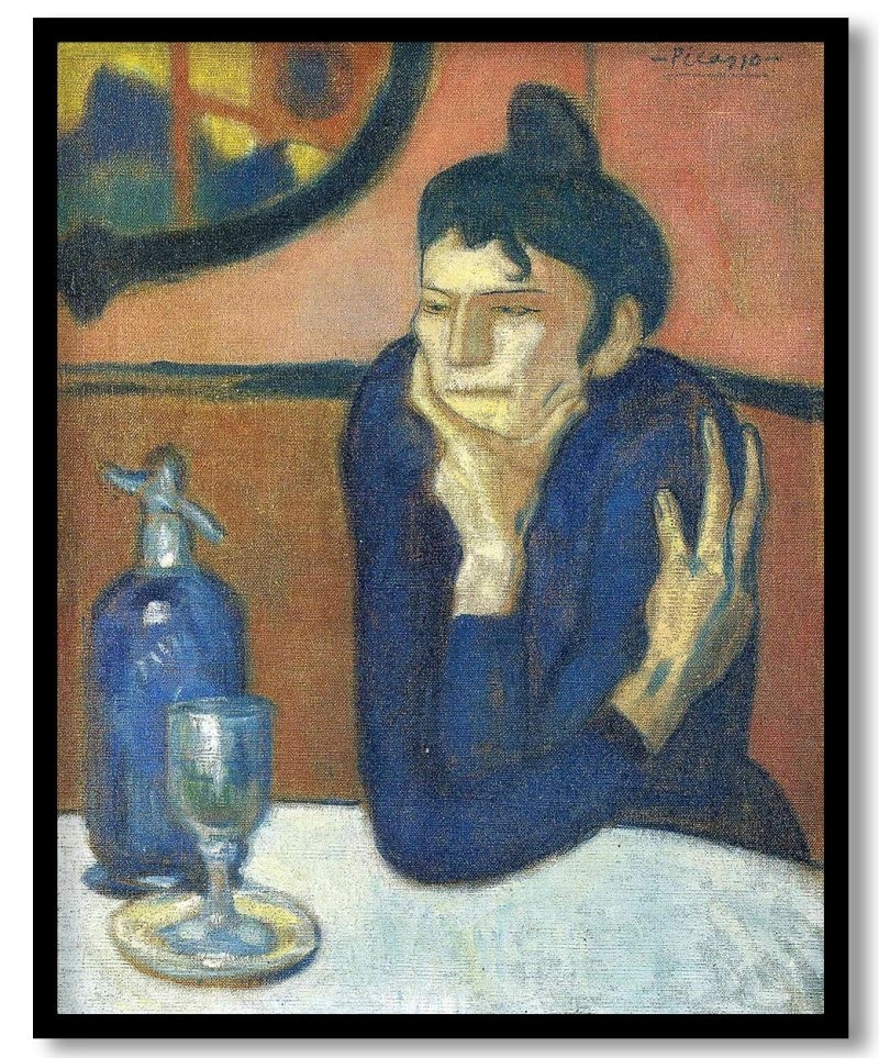 The Absinthe Drinker by Pablo Picasso (1901)