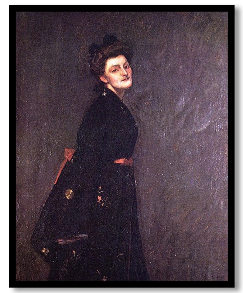 The Black Kimono by William Merritt Chase (1903)