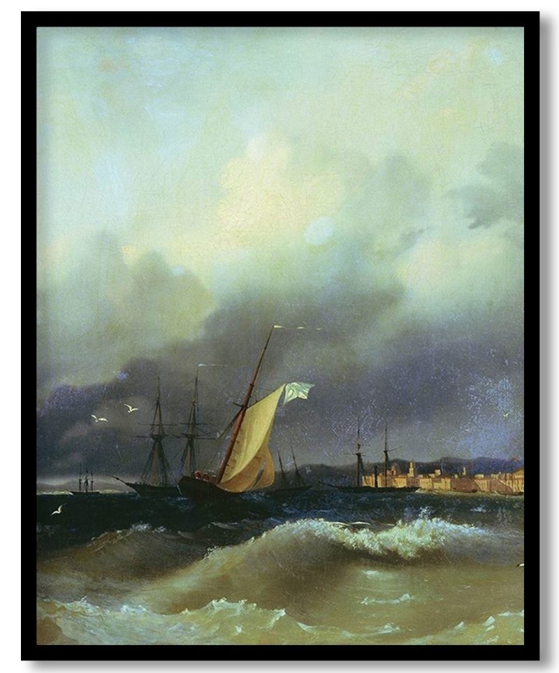 The Black Sea At Night by Ivan Aivazovsky (Unknown)