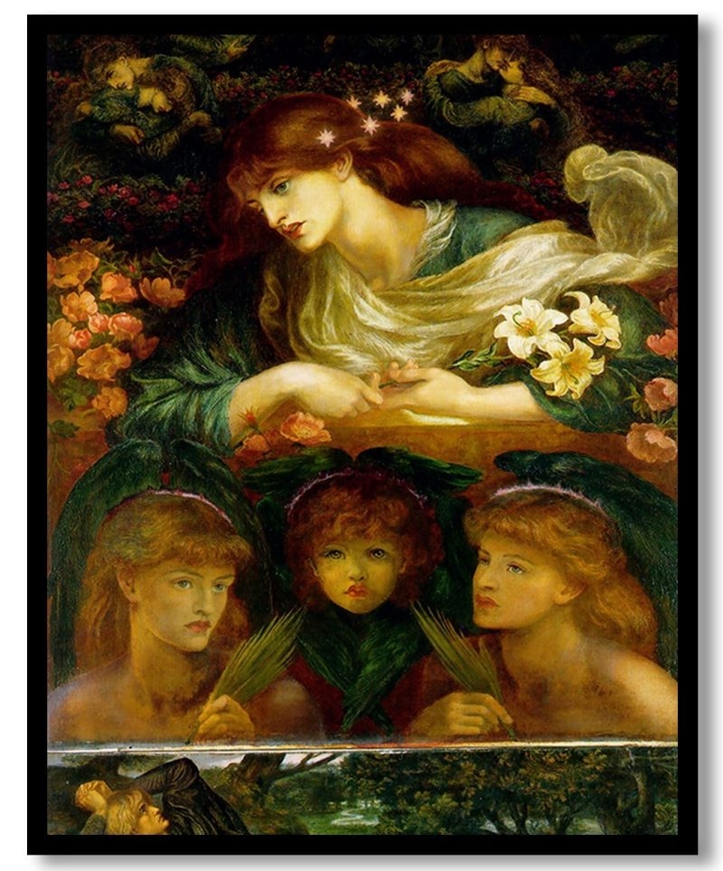 The Blessed Damozel by Dante Gabriel Rossetti (1875-1878)
