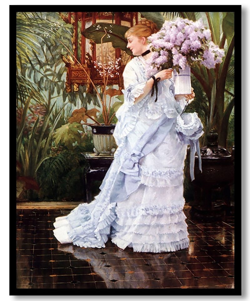 The Bunch Of Lilacs by James Tissot (1875)