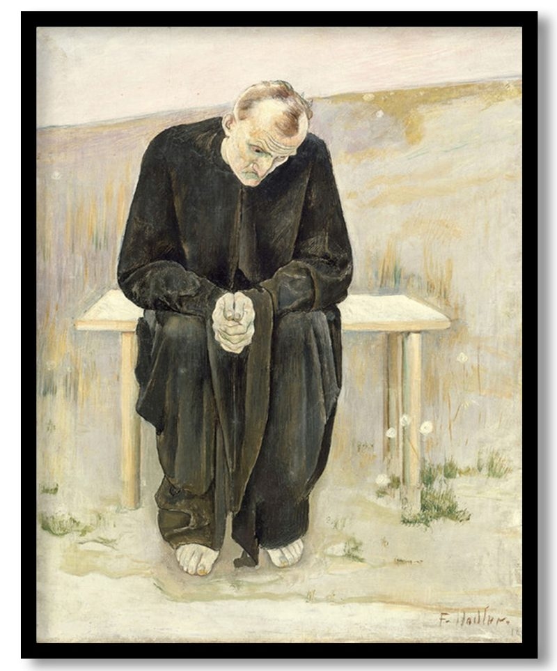The Disillusioned One by Ferdinand Hodler (1892)
