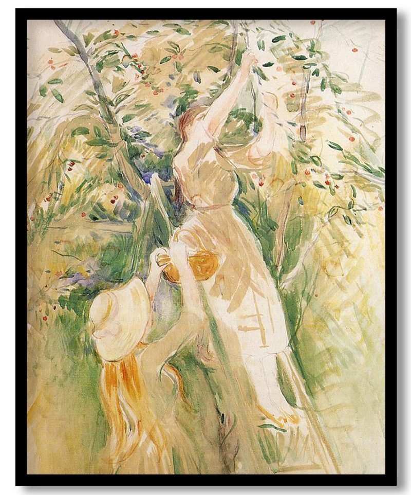 The Cherry Tree (study) by Berthe Morisot (1891)