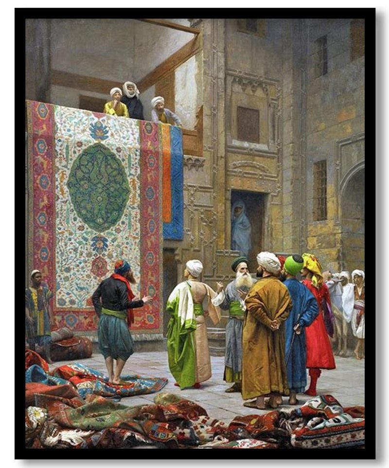 The Carpet Merchant by Jean Leon Gerome (1887)