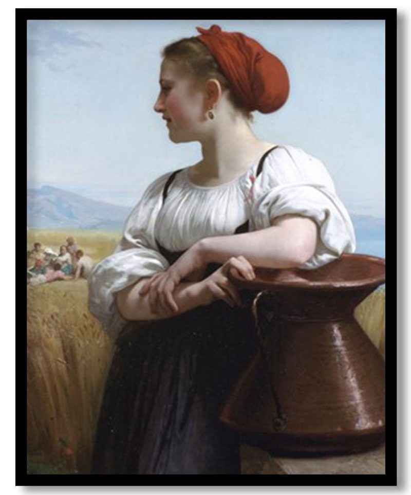 The Harvester by William Adolphe Bouguereau (1868)