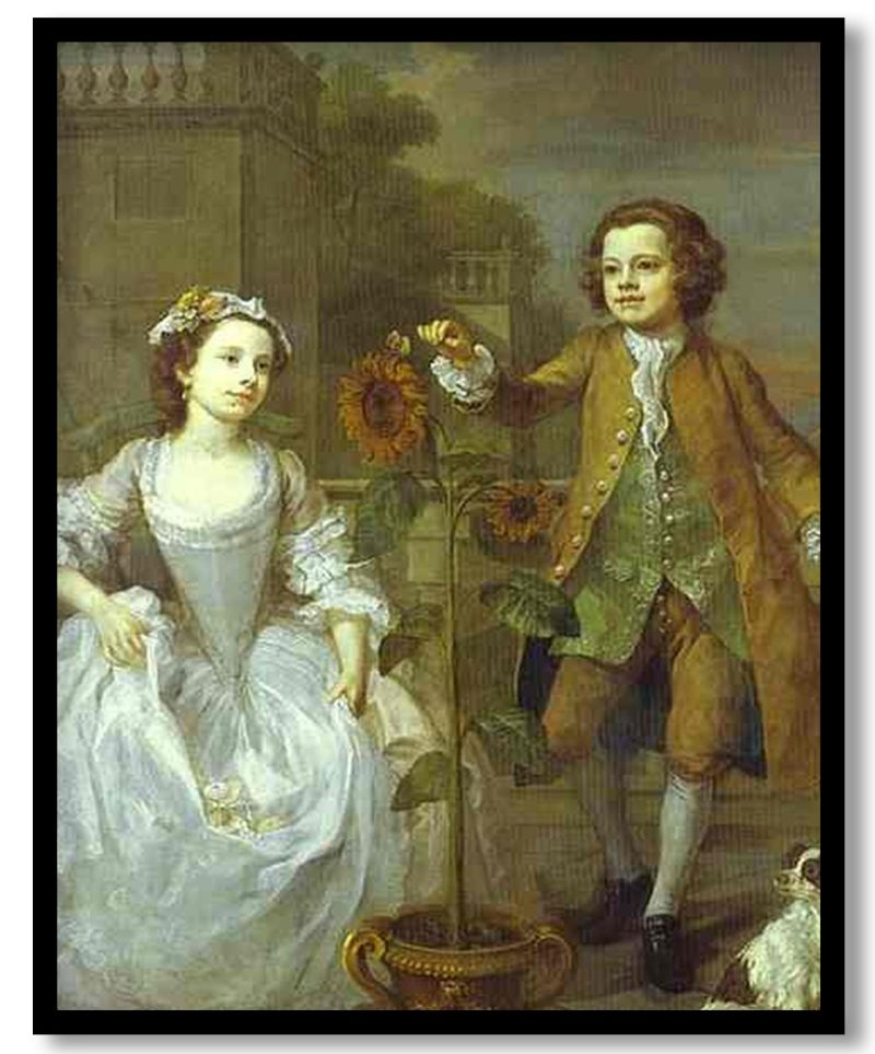 The Mackinen Children by William Hogarth (1747)
