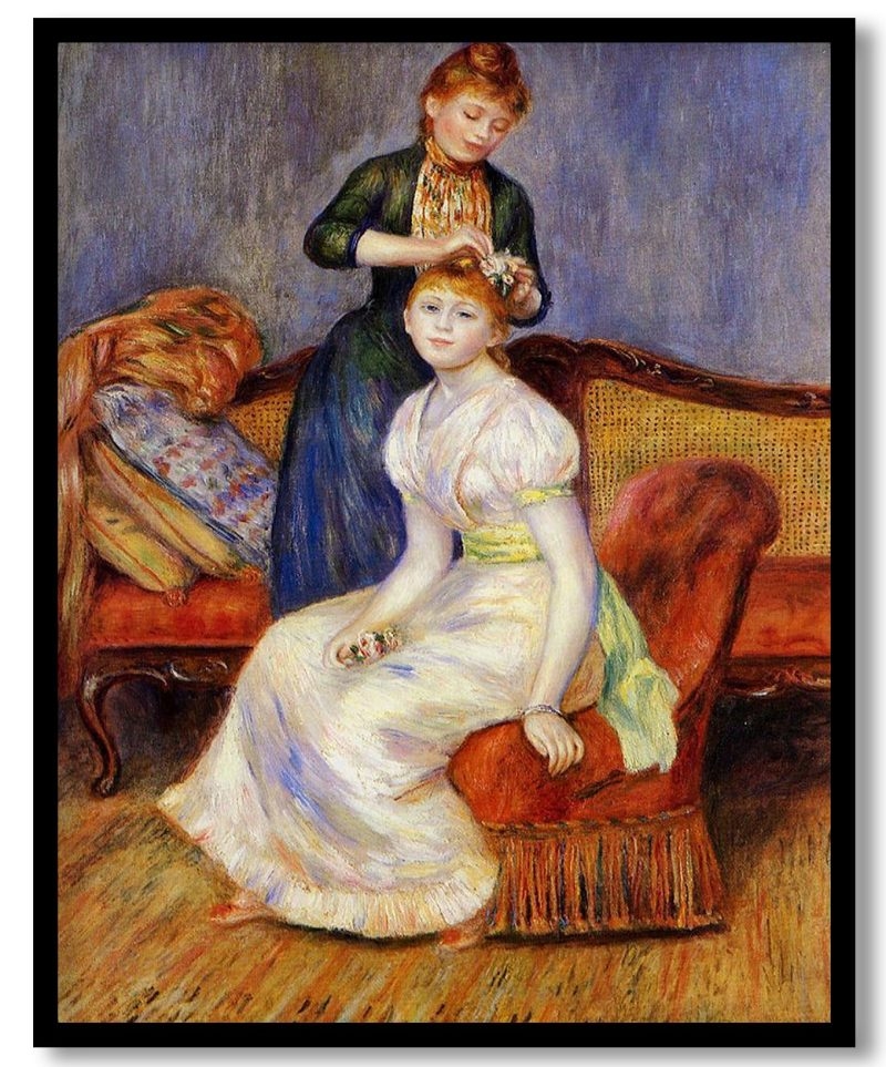 The Coiffure by Pierre Auguste Renoir (1888)