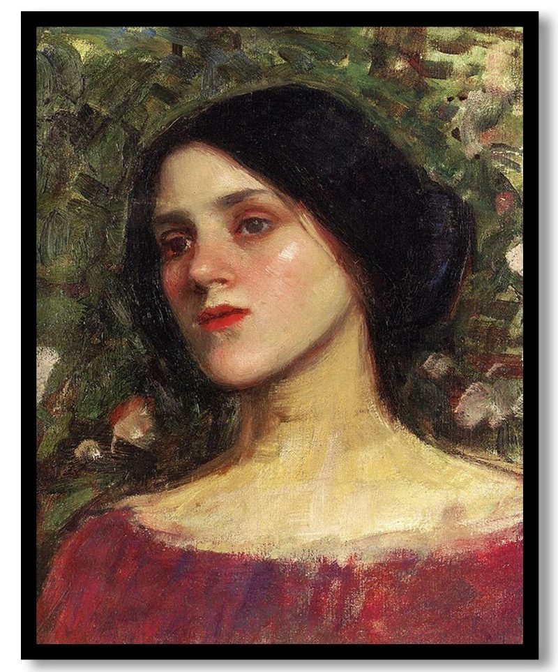 The Rose Bower by John William Waterhouse (Unknown)