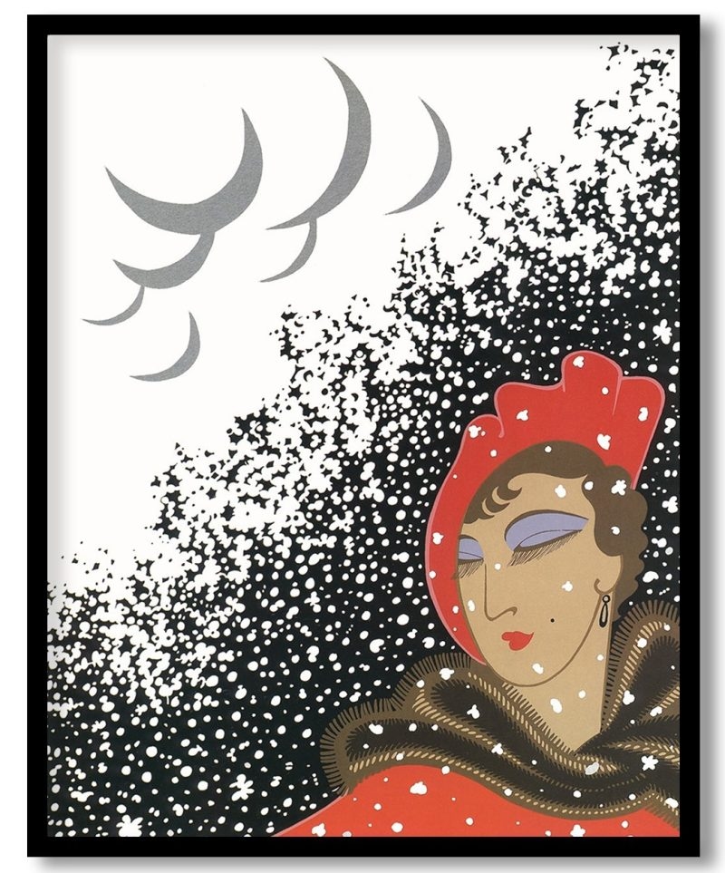 The Seasons, Winter by Erte