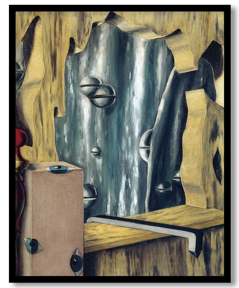 The silver gap by Rene Magritte (1926)