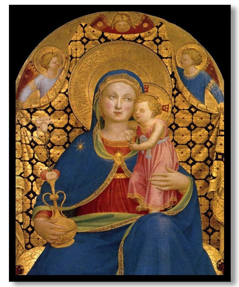 The Virgin of Humility by Fra Angelico (1445)