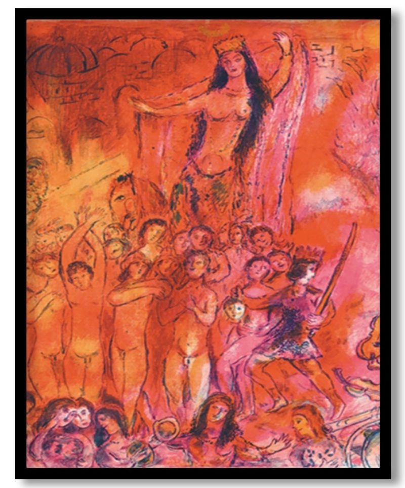 They were in forty pairs... by Marc Chagall (1948)