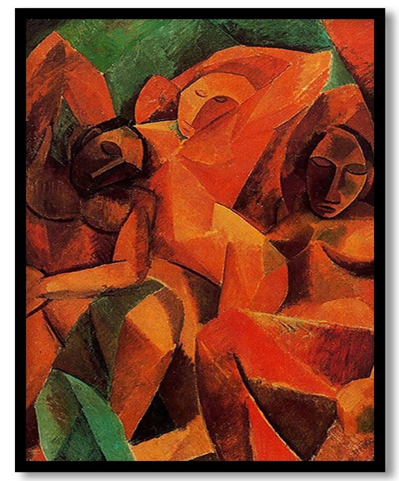 Three women by Pablo Picasso (1908)