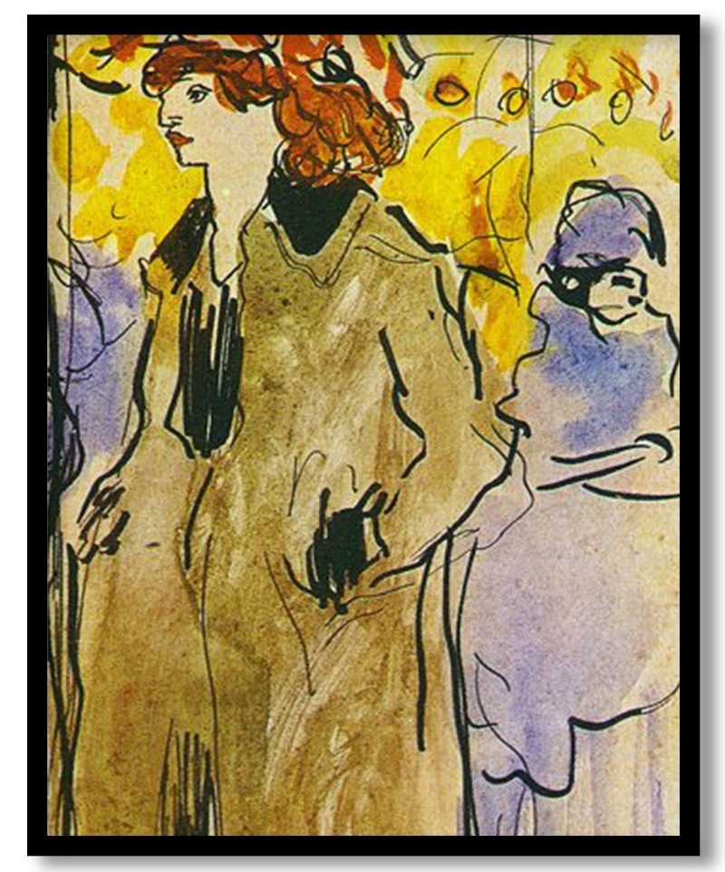 Woman on the street by Pablo Picasso (1901)