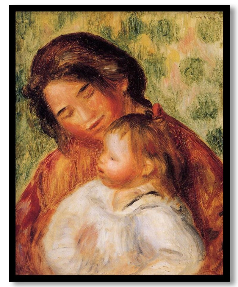 Woman and Child by Pierre Auguste Renoir (Unknown)
