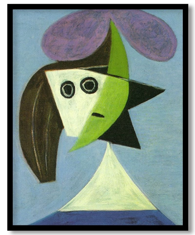 Woman with hat (Olga) by Pablo Picasso (1935)