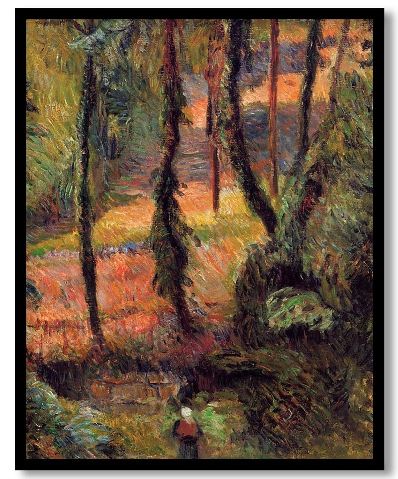 Wooded path by Paul Gauguin (1884)