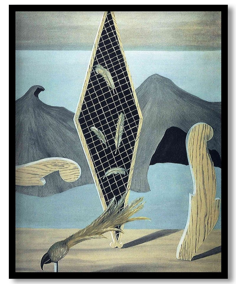 Wreckage of the shadow by Rene Magritte (1926)