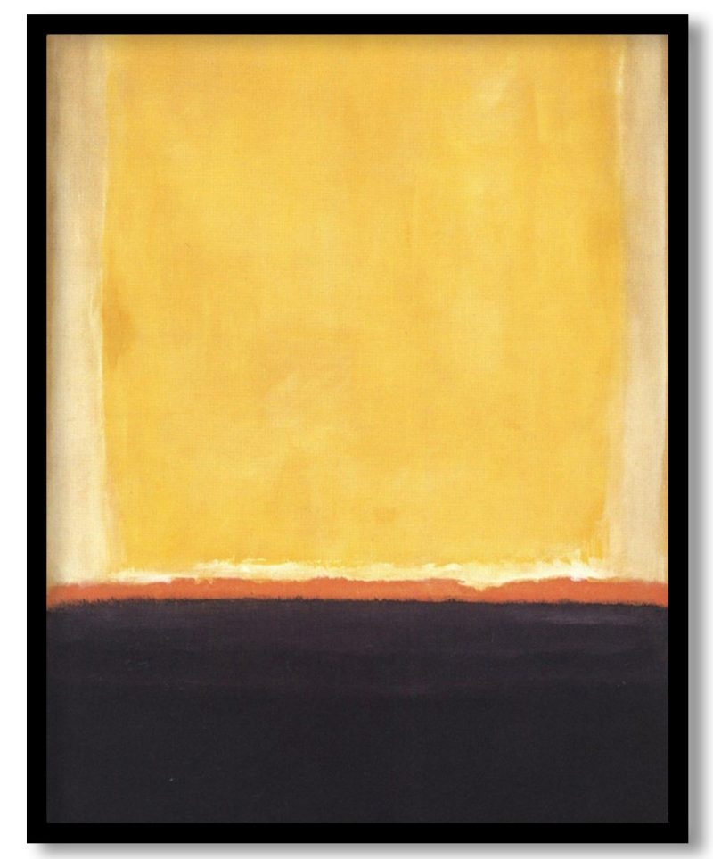 Yellow, Charcoal, Brown by Mark Rothko (1953)