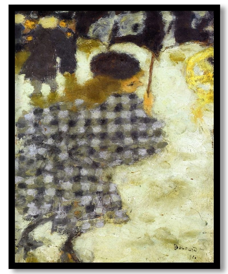 Young Girl with Umbrella by Pierre Bonnard (1894)