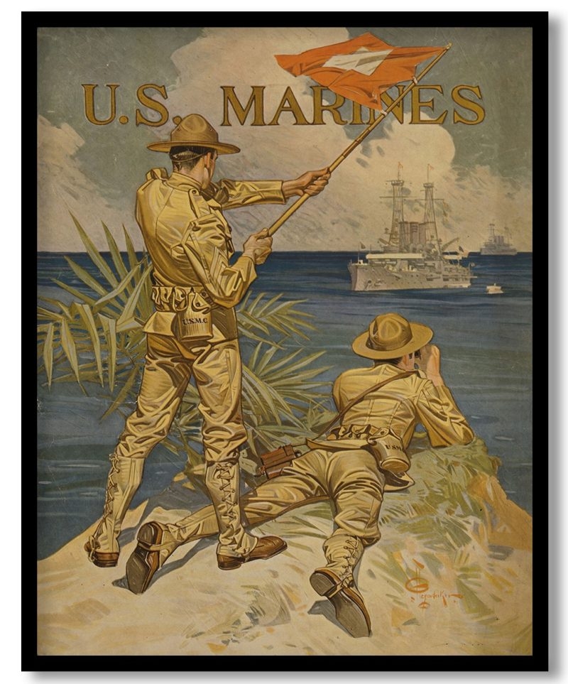 U.s. Marines by J. C. Leyendecker (1917)