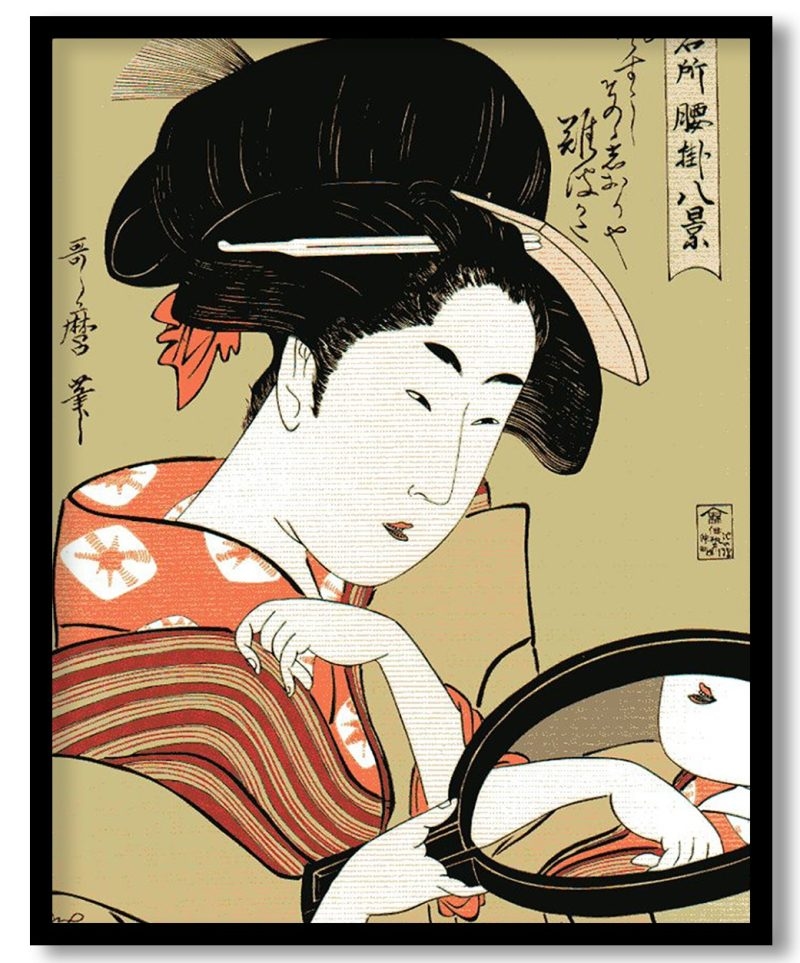 Utamaro Okita by Kitagawa Utamaro (Unknown)