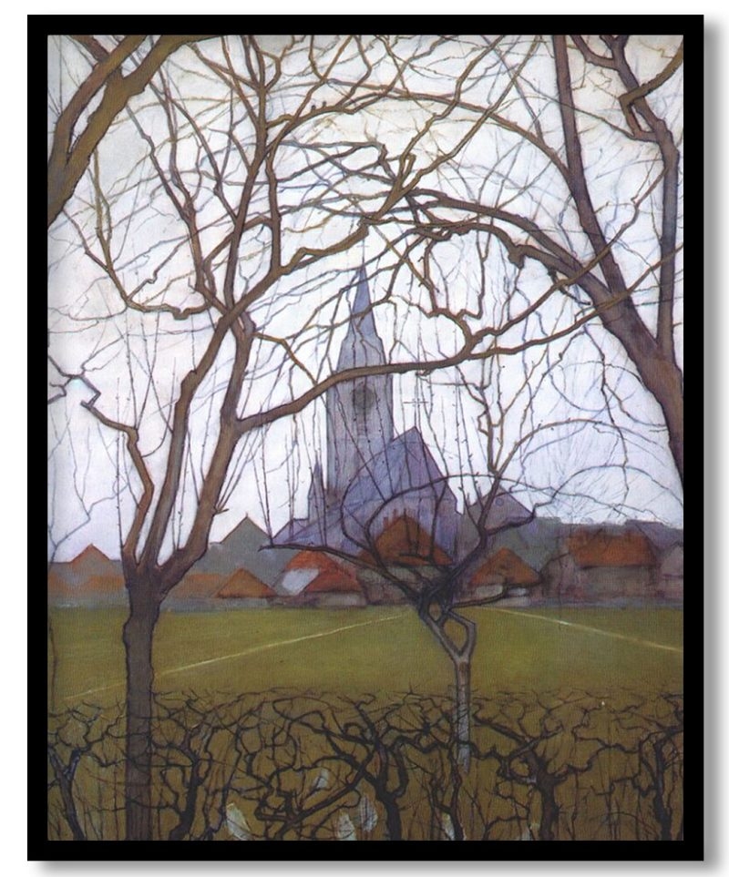Village Church by Piet Mondrian (1898)
