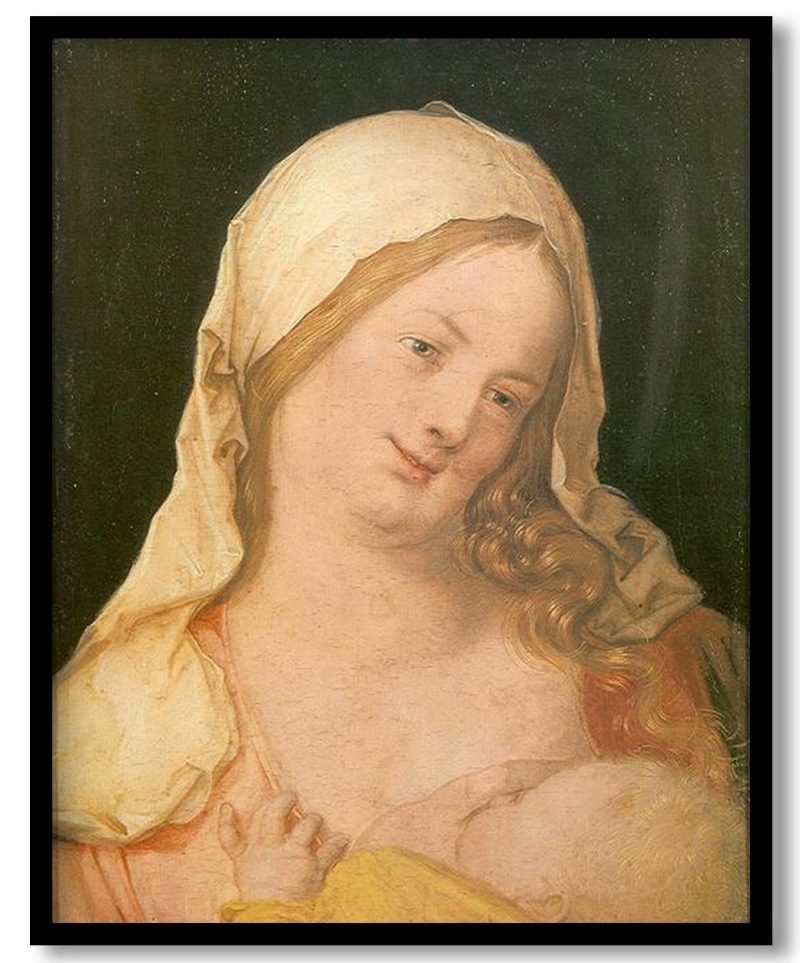 Virgin Suckling the Child by Albrecht Durer (1503)