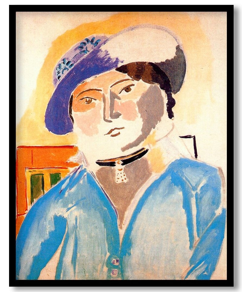 Marguerite in a Leather Hat by Henri Matisse (1914)