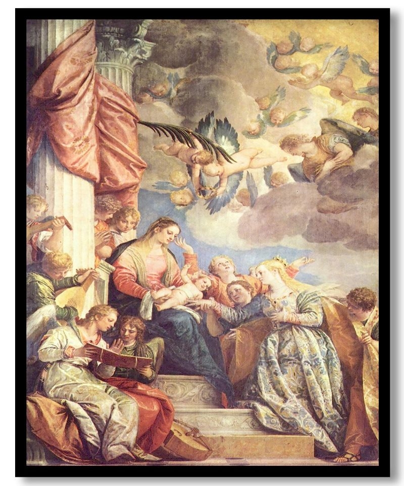 Mystic Marriage of St Catherine by Paolo Veronese (1575)